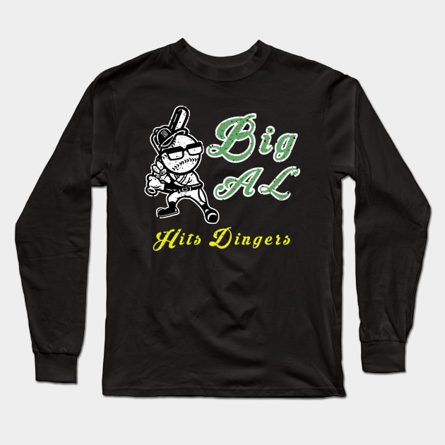 Big Al Hits Dingers T-shirt Funny Baseball Little Tee Long Sleeve T-Shirt by Imm0rtalAnimati0n